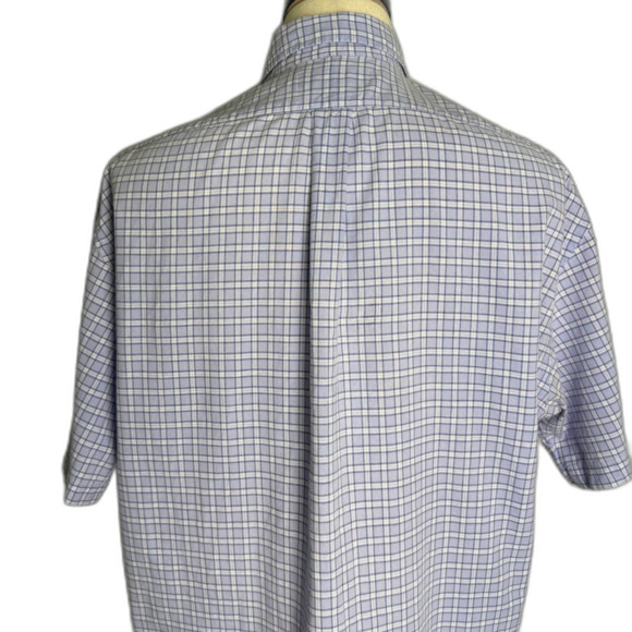 Ralph Lauren Blake 100% Cotton Short Sleeve Button Down, Sz L, Blue Violet 2/$25 - Picture 5 of 12